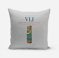 Thumbnail for Bauerfield International Airport (VLI) design on light gray pillow