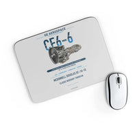 Thumbnail for CF6-6 design on light gray rectangle mouse pad