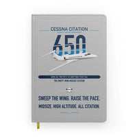 Thumbnail for Cessna Citation 650 - Citation III design on light gray notebook