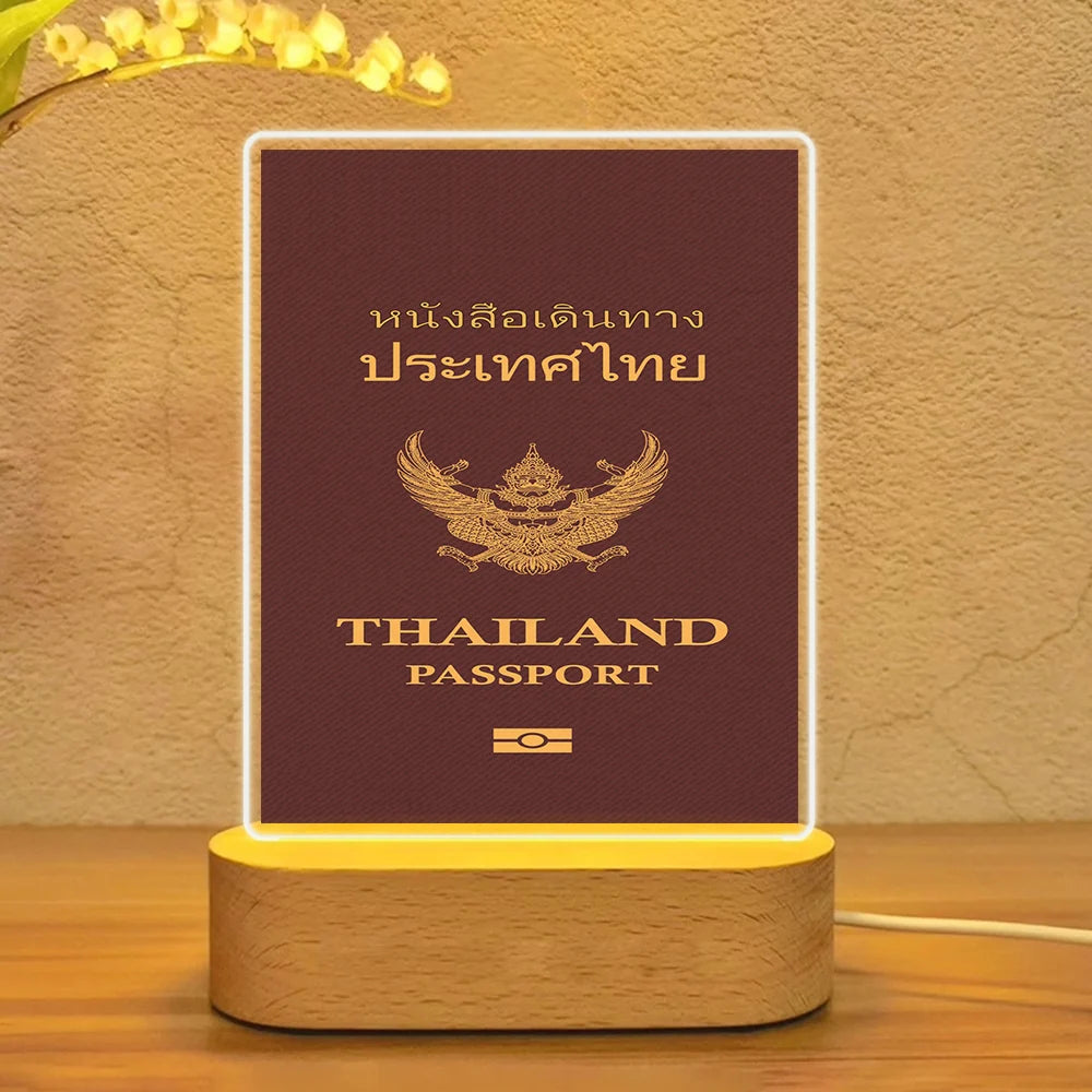 Thailand Passport Lamp - view 6