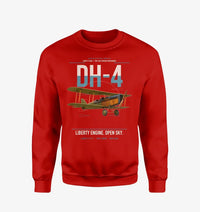 Thumbnail for Airco DH-4 Liberty Plane design on red sweatshirt