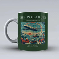 Thumbnail for VINTAGE G4119 - The Polar Jet - Ceramic Mug design on darkgreen