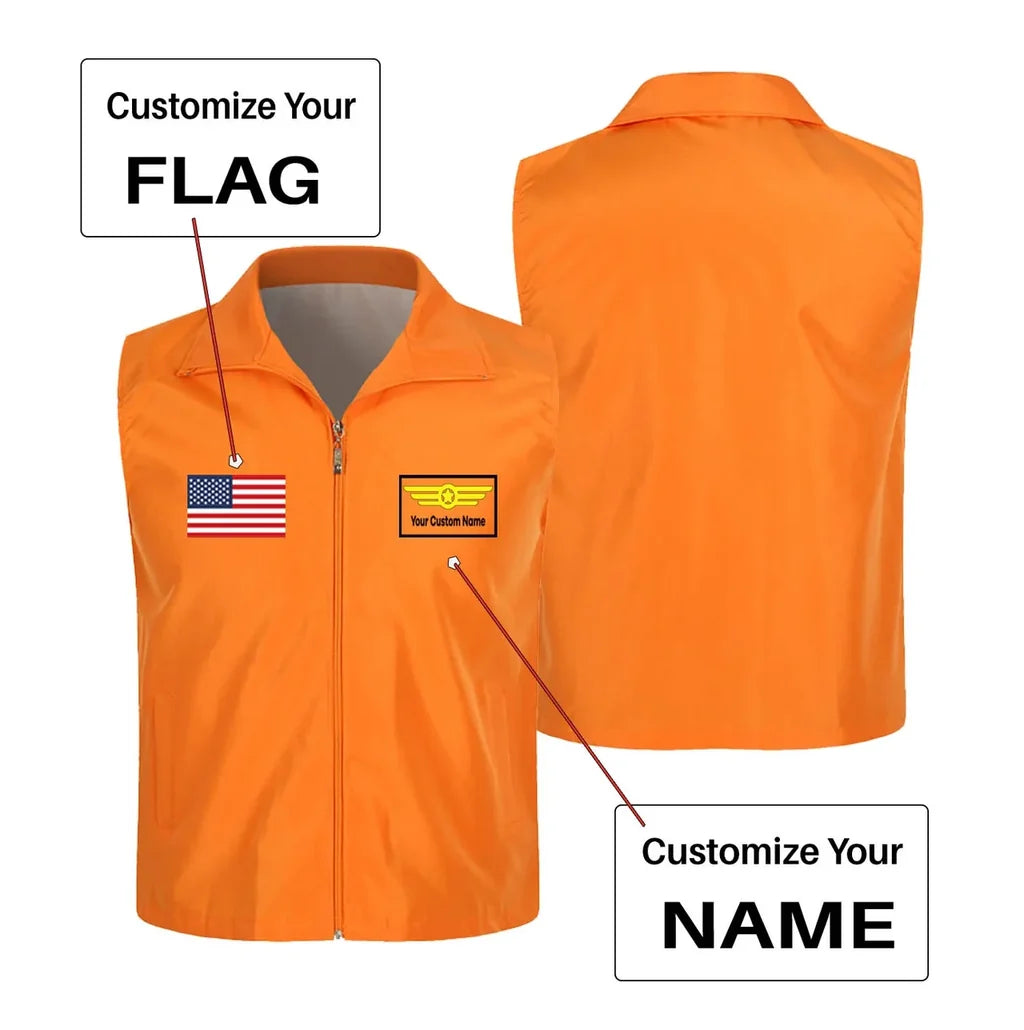 Customisable Flag & Name Vest - view 6