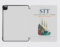 Thumbnail for Cyril E. King Airport (STT) design on light gray ipad tablet case