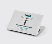 Thumbnail for Ascent AeroSystems Spirit design on light gray MacBook case
