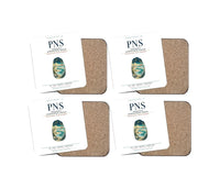 Thumbnail for Pensacola International Airport (PNS) design on white 4 pieces set coaster