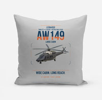 Thumbnail for Leonardo AW149 design on light gray pillow