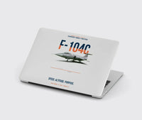 Thumbnail for F-104C Starfighter Speed In A Straight Line design on light gray MacBook case
