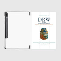 Thumbnail for Darwin International Airport (DRW) design on white samsung tablet tablet case