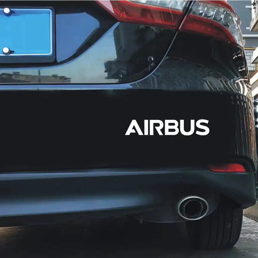 Airbus & Text Car Sticker - view 6