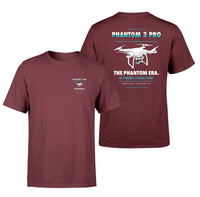 Thumbnail for DJI Phantom 3 Professional design on dark red t shirt