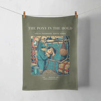 Thumbnail for VINTAGE G4235 - The Pony In The Hold - Designed Towels design on greenarmy