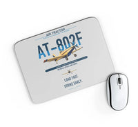Thumbnail for Air Tractor AT-802F design on light gray rectangle mouse pad