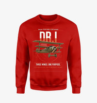 Thumbnail for Fokker Dr.I design on red sweatshirt