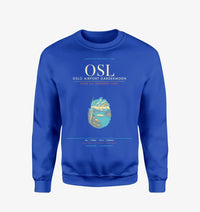 Thumbnail for Oslo Airport Gardermoen OSL Sweatshirt - Blue