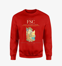 Thumbnail for Figari Sud-Corse Airport (FSC) design on red sweatshirt