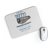 Thumbnail for TFE731 design on light gray rectangle mouse pad