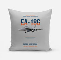 Thumbnail for EA-18G Growler Control The Spectrum design on light gray pillow