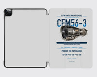 Thumbnail for CFM56-3 design on light gray ipad tablet case