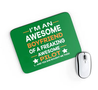 Thumbnail for I am an Awesome Boyfriend Mouse Pad - view 6