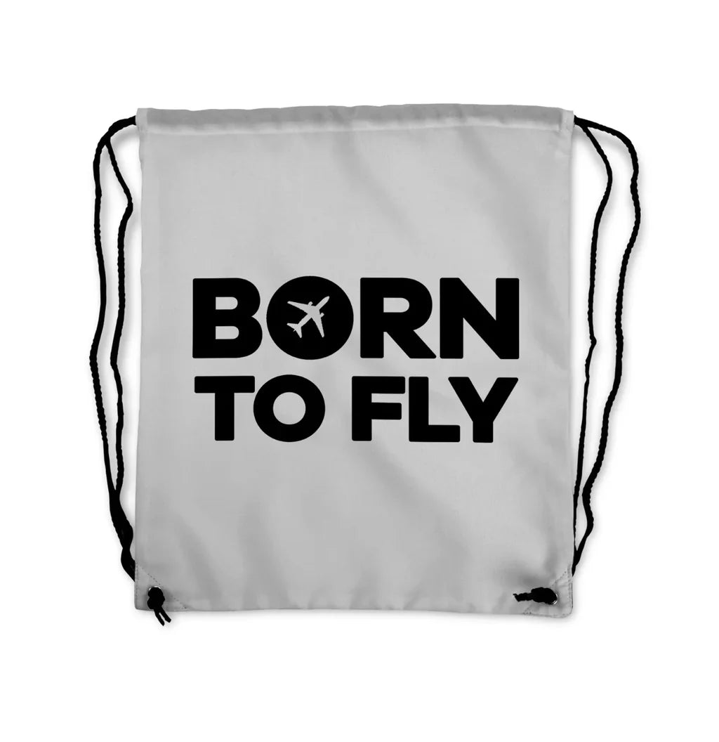 Born to Fly Drawstring Bag - view 6