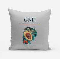 Thumbnail for Maurice Bishop International Airport (GND) design on light gray pillow