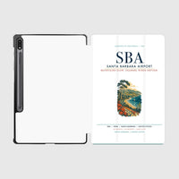 Thumbnail for Santa Barbara Airport (SBA) design on white samsung tablet tablet case