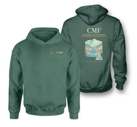 Thumbnail for Chambéry-Savoie Airport (CMF) design on green double-side hoodie
