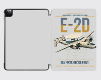 Thumbnail for E-2D Advanced Hawkeye design on light gray ipad tablet case