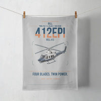 Thumbnail for Bell 412EPI design on light gray towel