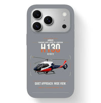 Thumbnail for Airbus H130 design on gray magsafe iphone case, for iPhone 17 Pro