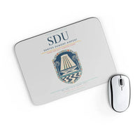 Thumbnail for Santos Dumont Airport (SDU) design on light gray rectangle mouse pad