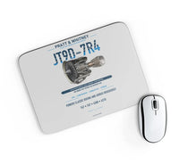 Thumbnail for JT9D-7R4 design on light gray rectangle mouse pad