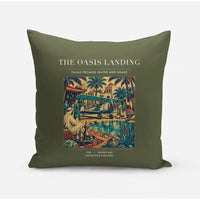 Thumbnail for VINTAGE G4331 - The Oasis Landing - Designed Pillows design on greenarmy
