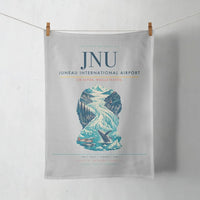 Thumbnail for Juneau International Airport (JNU) design on light gray towel