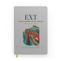 Thumbnail for Exeter International Airport (EXT) design on light gray notebook