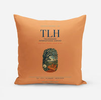 Thumbnail for Tallahassee International Airport (TLH) design on orange pillow