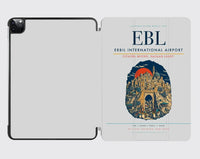 Thumbnail for Erbil International Airport (EBL) design on light gray ipad tablet case
