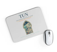 Thumbnail for Tunis-Carthage International Airport (TUN) design on light gray rectangle mouse pad
