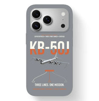 Thumbnail for KB-50J Superfortress design on gray magsafe iphone case, for iPhone 17 Pro