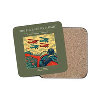 Thumbnail for The Four Fours Flight - Designed Coasters design on green army 1-piece