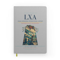 Thumbnail for Lhasa Gonggar International Airport (LXA) design on light gray notebook