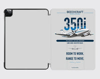 Thumbnail for Beechcraft King Air 350i design on light gray ipad tablet case