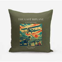Thumbnail for VINTAGE G4054 - The Last Biplane - Designed Pillows design on greenarmy