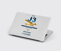 Thumbnail for Piper J-3 Cub design on light gray MacBook case