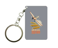 Thumbnail for SIGNAL 587 - Low And Level Fields Ahead - Key Chain design on gray key chain