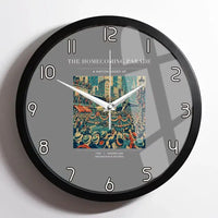 Thumbnail for VINTAGE G4053 - The Homecoming Parade - Designed Wall Clocks design on gray framed