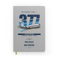 Thumbnail for Boeing 377 Stratocruiser design on light gray notebook