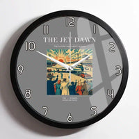 Thumbnail for VINTAGE G4113 - The Jet Dawn - Designed Wall Clocks design on gray framed