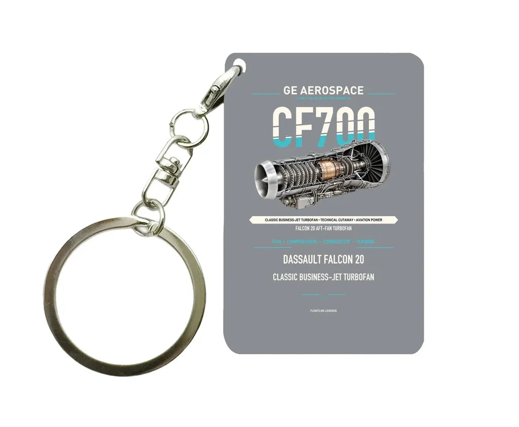 CF700 Key Chain design on gray key chain